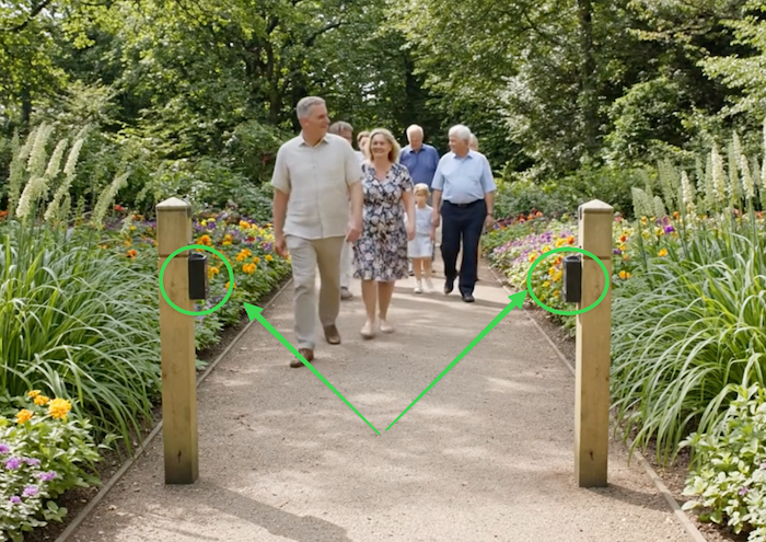 Outdoor USB people counter for remote New Zealand visitor locations